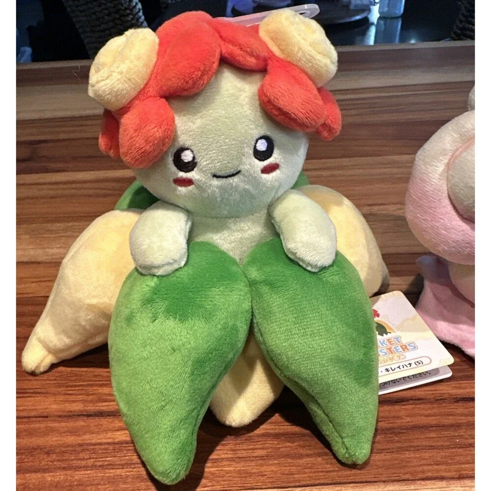 Sanei Pokemon All Star Collection Bellossom Plusle Alcremie Ruby Ribbon Plush